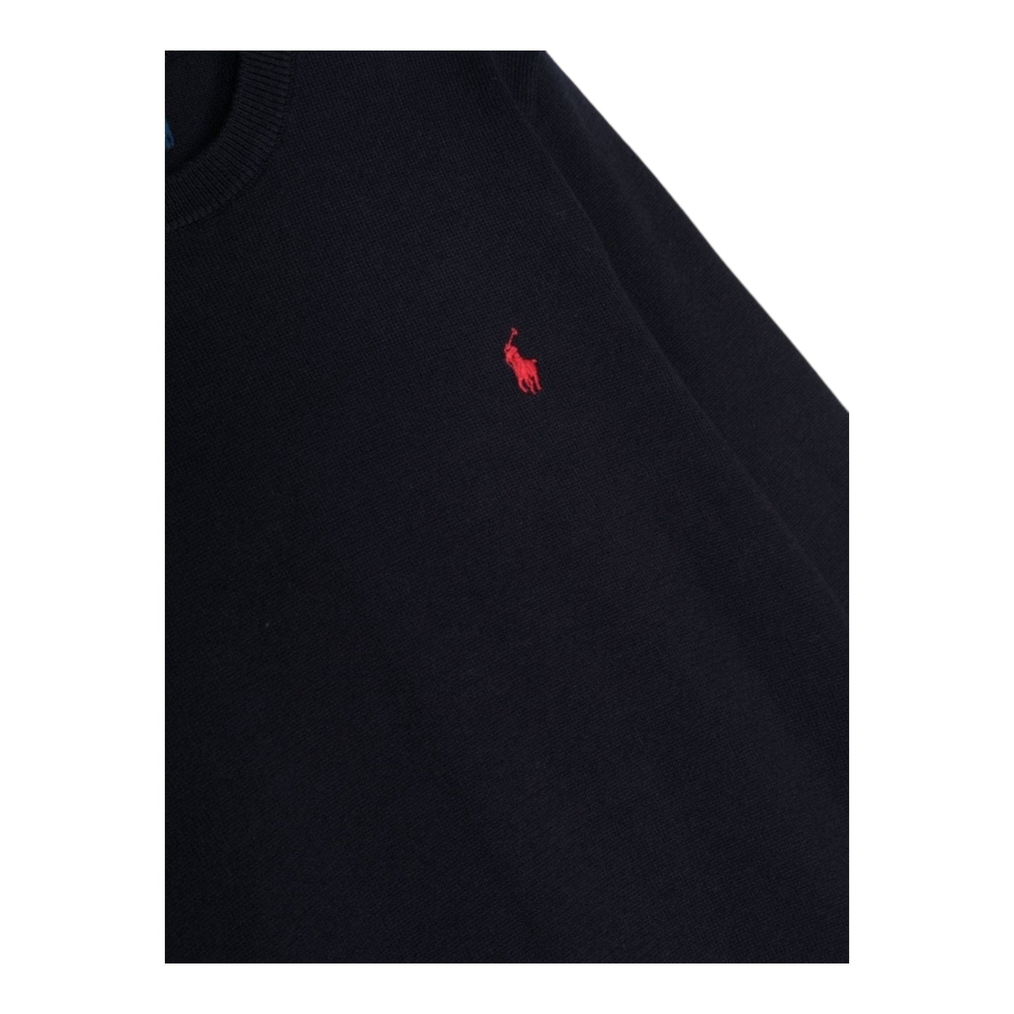 Ralph Lauren Maglia Girocollo Tinta Unita con Stampa per Neonato 321799887031N BLU RALPH LAUREN 