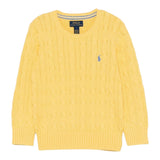 Ralph Lauren Maglia Girocollo Tinta Unita con Logo per Neonato 322702674073N GIALLO RALPH LAUREN 