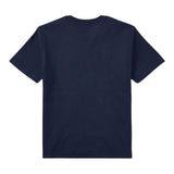 Ralph Lauren T-Shirt Girocollo Tinta Unita con Logo per Bambino 322832904037 BLU RALPH LAUREN 