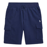 Ralph Lauren Bermuda Tuta Tinta Unita con Logo per Neonato 322958158002N BLU RALPH LAUREN 