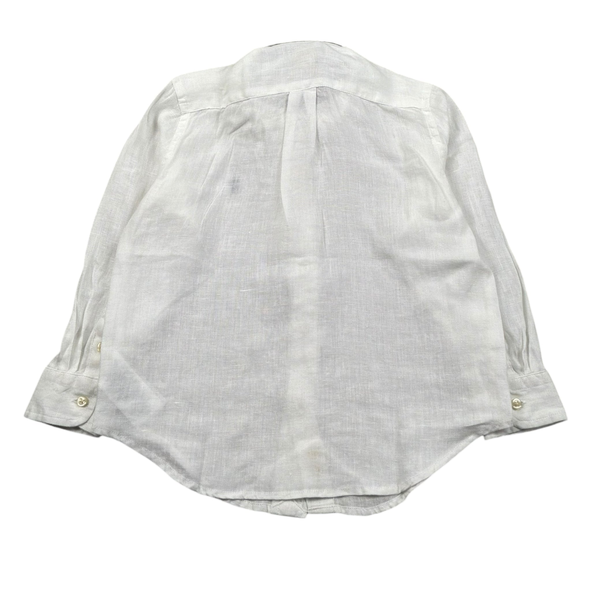 Ralph Lauren Camicia Manica Lunga Tinta Unita per Bambino 322967600003 BIANCO RALPH LAUREN 