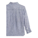 Ralph Lauren Camicia Tinta Unita con Fantasia A Righe per Bambino 323962145001 BLU RALPH LAUREN 