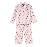 Ralph Lauren Completo 2 Pezzi Pigiama Shirt-Pantalone per Bambina 4P0143 ROSA RALPH LAUREN 