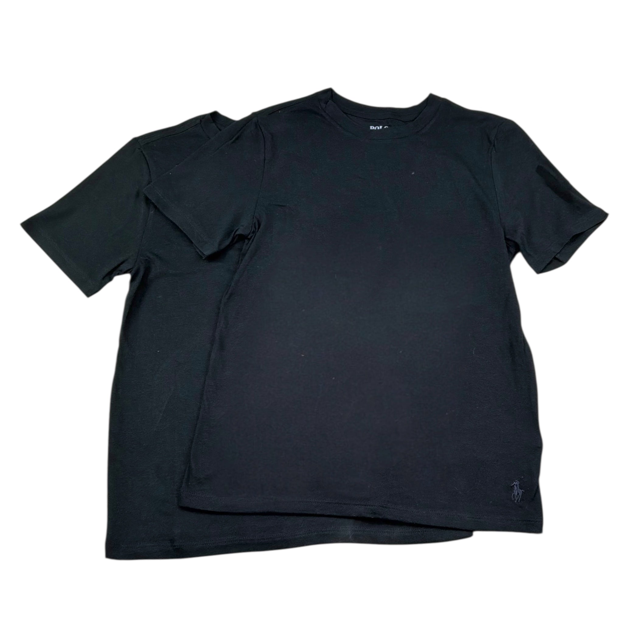 Ralph Lauren Set 2 T-Shirt Tinta Unita  per Bambino FJFJFJ NERO RALPH LAUREN 