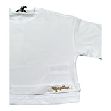 Refrigiwear T-Shirt Girocollo Tinta Unita con Logo per Bambina 308TRFJS25 BIANCO REFRIGIWEAR 