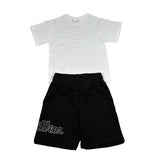 Refrigiwear Completo 2 Pezzi T-Shirt-Bermuda per Neonato R1101W25X BIANCO/NERO REFRIGIWEAR 
