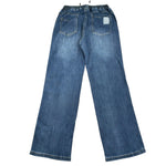 Refrigiwear Jeans Tinta Unita con Elastic In Vita per Bambina RWG606 BLU REFRIGIWEAR 