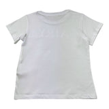 Replay T-Shirt Girocollo Tinta Unita con Stampa per Bambina SG7479 BIANCO REPLAY 