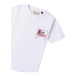Roy Roger'S T-Shirt Girocollo Tinta Unita con Stampa per Bambino RB123 BIANCO ROY ROGER'S 