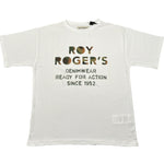 Roy Roger'S T-Shirt Girocollo Tinta Unita con Stampa per Bambino RB135 BIANCO ROY ROGER'S 