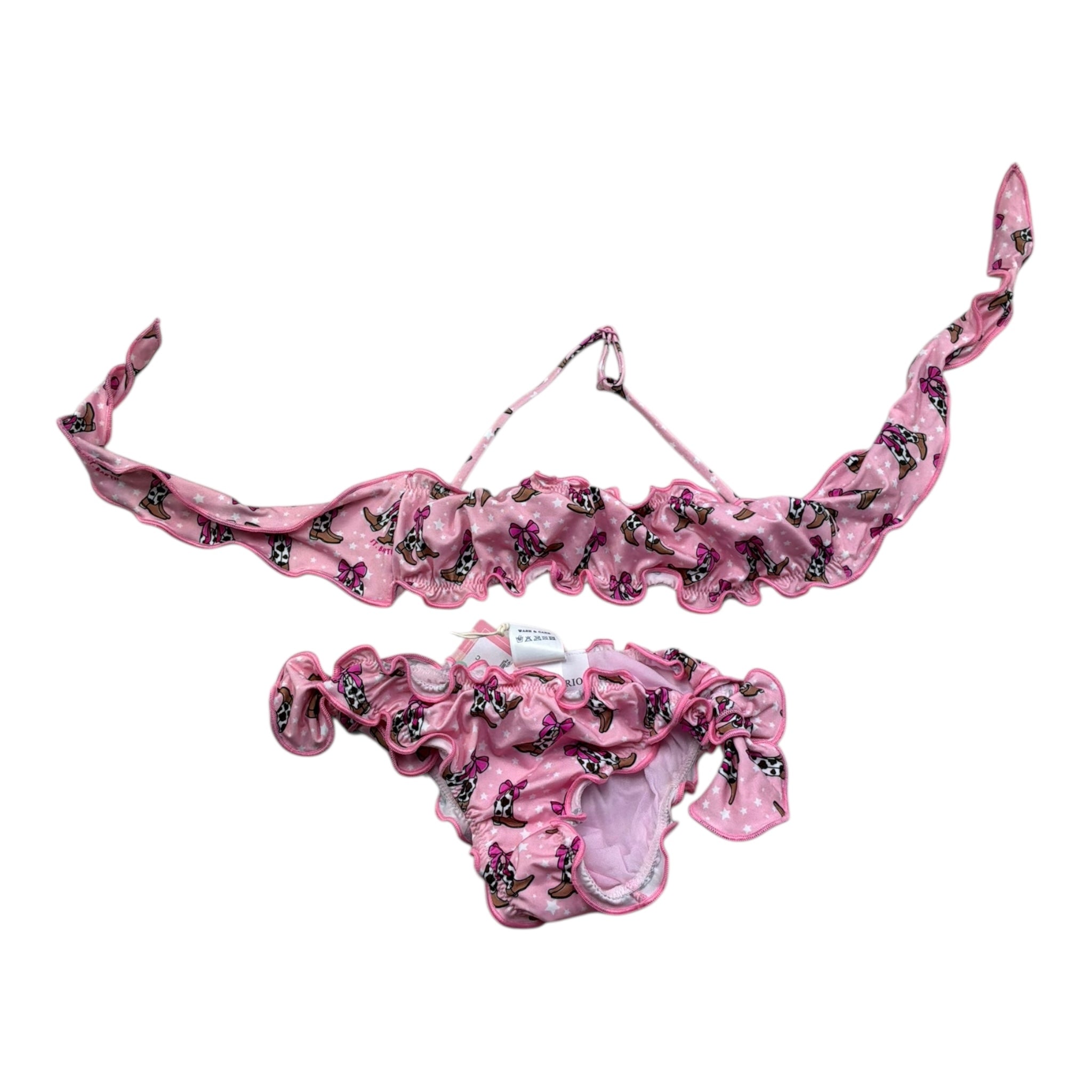Saint Barth Costume 2 Pezzi Fascia-Slip per Bambina 00275LL ROSA SAINT BARTH 