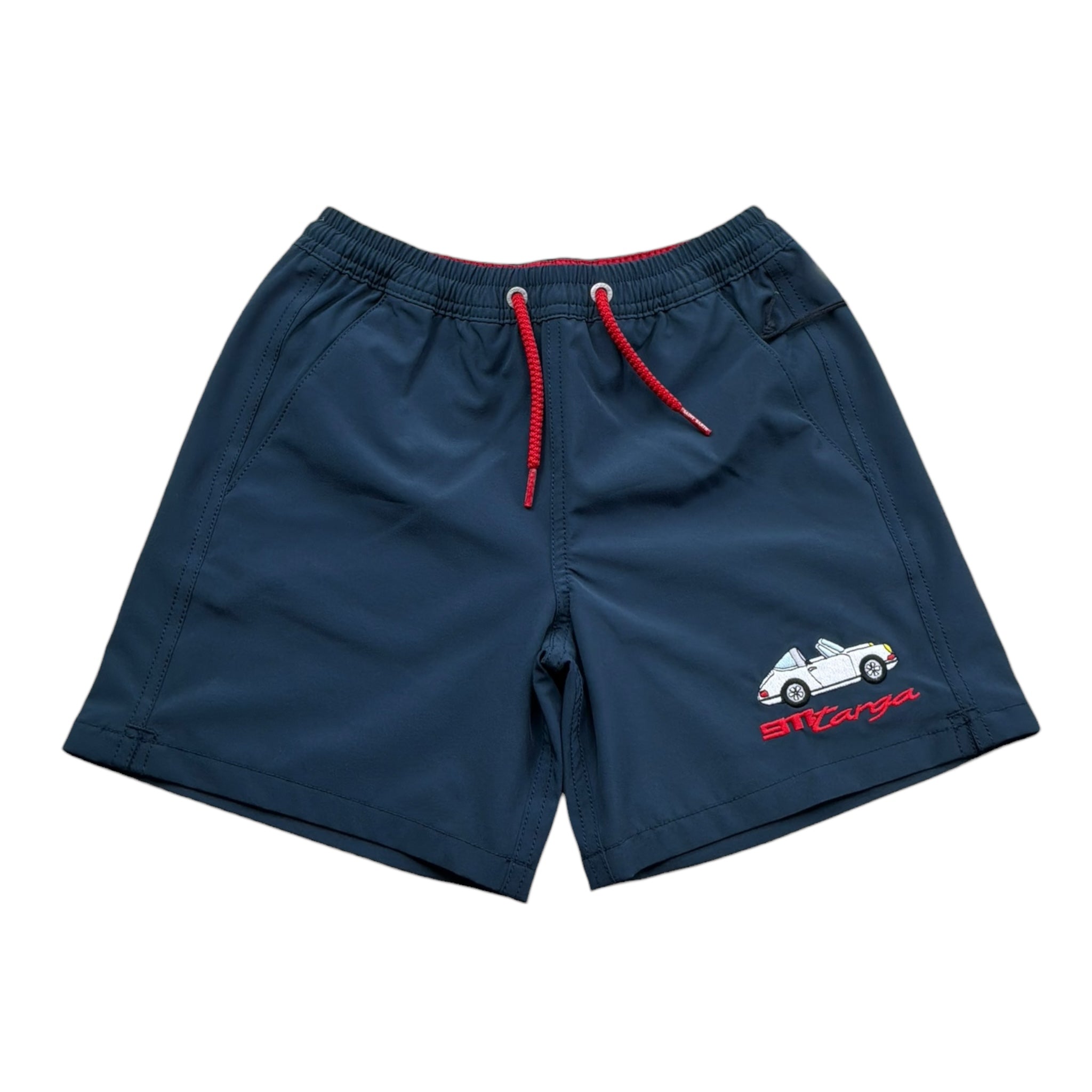 Saint Barth Costume Tinta Unita Modello Boxer con Stampa per Bambino 00422L BLU SAINT BARTH 
