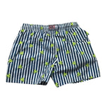 Saint Barth Costume Modello Boxer Tinta Unita con Stampa per Bambino 01640L BLU SAINT BARTH 