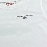Saint Barth T-Shirt Girocollo Tinta Unita con Stampa per Bambino 0752L BIANCO SAINT BARTH 