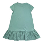 Saint Barth Abito Mezza Manica Tinta Unita con Brillantini per Bambina ABBEYY VERDE SAINT BARTH 