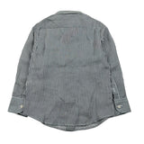 Saint Barth Camicia Manica Lunga Fantasia A Righe per Neonato AGN000101183 BLU SAINT BARTH 