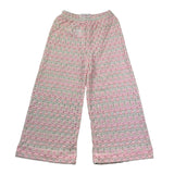 Saint Barth Pantalone con Trafori E Ricami Modello Palazzo per Bambina AMALIAJR ROSA SAINT BARTH 