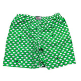 Saint Barth Costume Modello Boxer Tinta Unita con Stampa per Bambino BLACK VERDE SAINT BARTH 