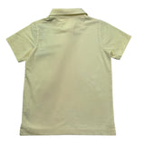 Saint Barth Polo Mezza Manica Tinta Unita con Ricami per Bambino BRIGHTON GIALLO SAINT BARTH 