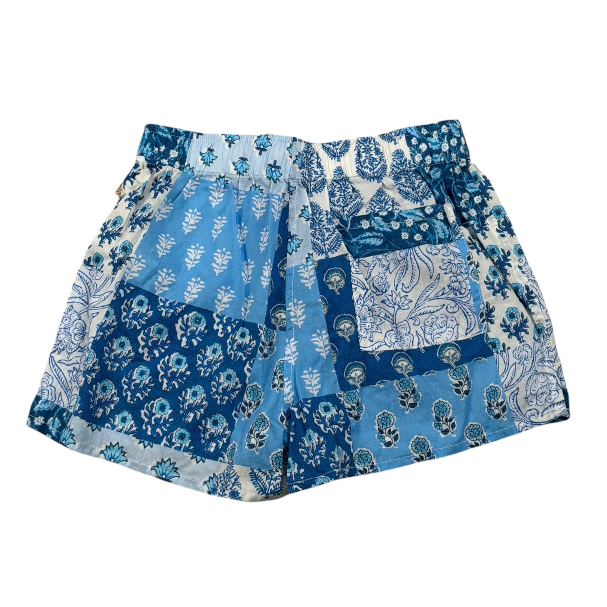 Saint Barth Short Stampa Fantasia con Elastico In Vita per Bambina BXY00100 BLU SAINT BARTH 