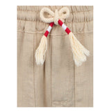 Saint Barth Pantalone Tinta Unita con Elastico In Vita per Neonato CALAIS BEIGE SAINT BARTH 