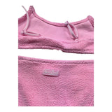 Saint Barth Costume 2 Pezzi Fascia-Mutandina Tinta Unita per Bambina CRINKLE ROSA SAINT BARTH 