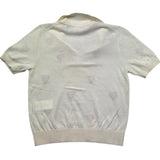 Saint Barth Polo Mezza Manica Tinta Unita con Ricami Cuori per Bambina EVONNE PANNA SAINT BARTH 