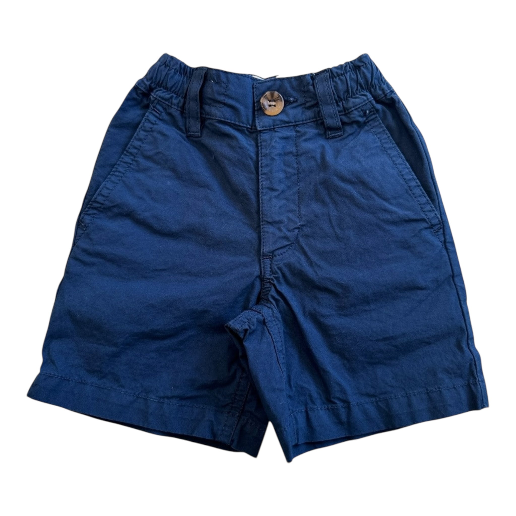 Saint Barth Bermuda Tinta Unita con Elastico In Vita per Bambino ISC000203 BLU SAINT BARTH 