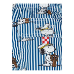 Saint Barth Costume Modello Boxer Tinta Unita con Fantasia Snoopie per Bambino JEA000111 BIANCO/BLU SAINT BARTH 