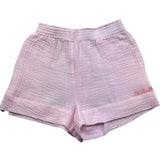 Saint Barth Short Tinta Unita con Elastico In Vita per Bambina MEAVEJR ROSA SAINT BARTH 