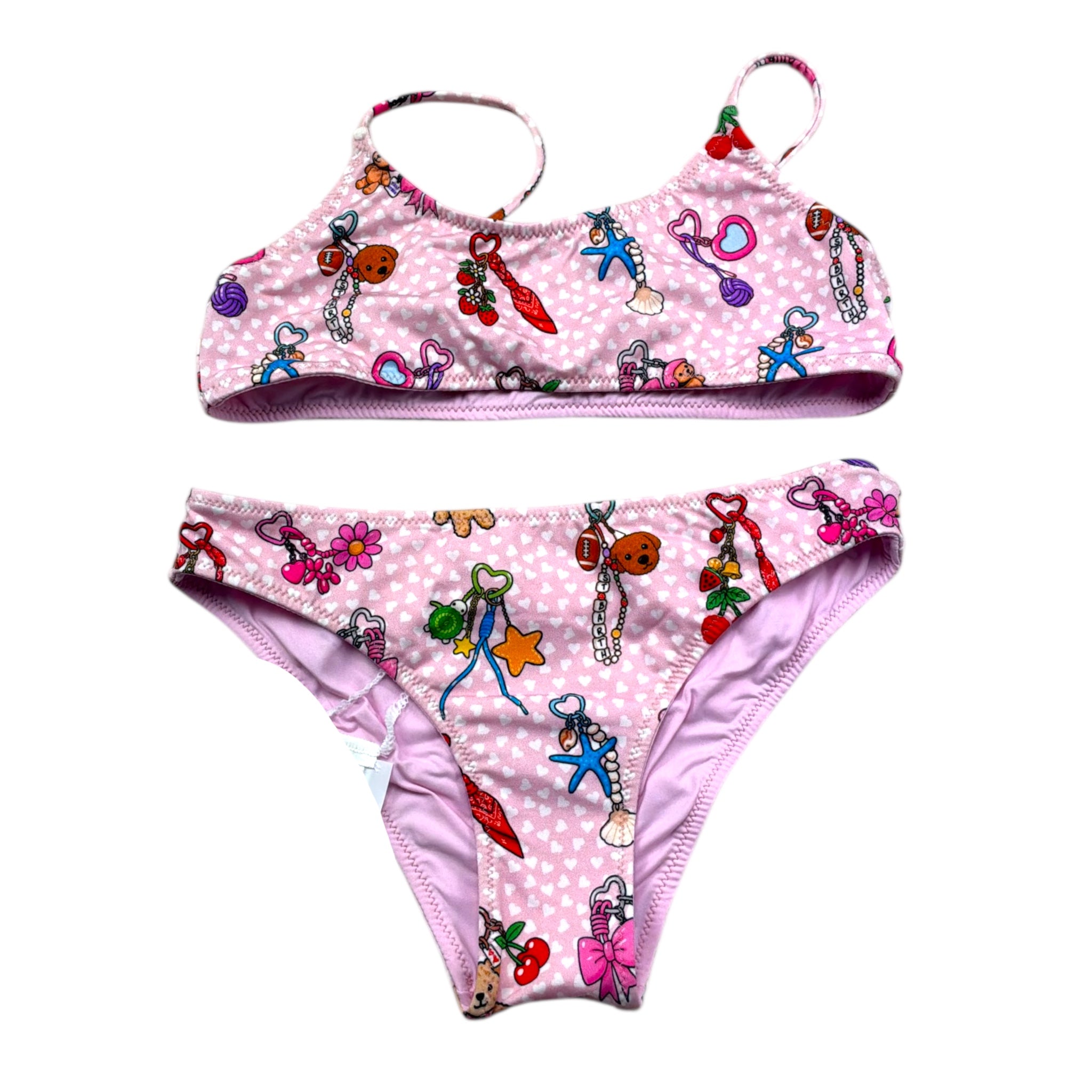 Saint Barth Costume 2 Pezzi Fascia-Slip per Bambina PARTY21 ROSA SAINT BARTH 