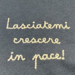 Saint Barth T-Shirt Girocollo Tinta Unita con Stampa per Bambino POT0002 BLU SAINT BARTH 