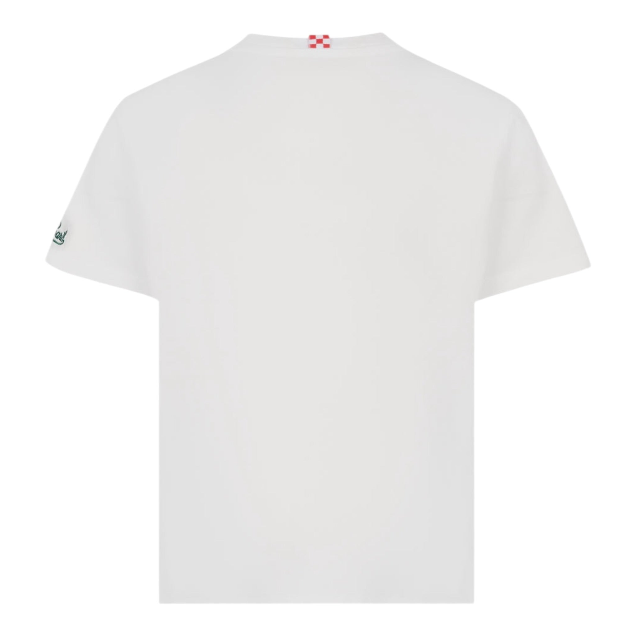 Saint Barth T-Shirt Girocollo Tinta Unita con Stampa per Bambino TSH00010467J BIANCO SAINT BARTH 