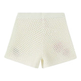 Saint Barth Short Tinta Unita Trafrato per Bambino YVT0002 PANNA SAINT BARTH 