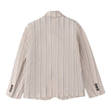 Sarabanda Giacca Tinta Unita Fantasia A Righe per Bambina 06341 BEIGE SARABANDA 