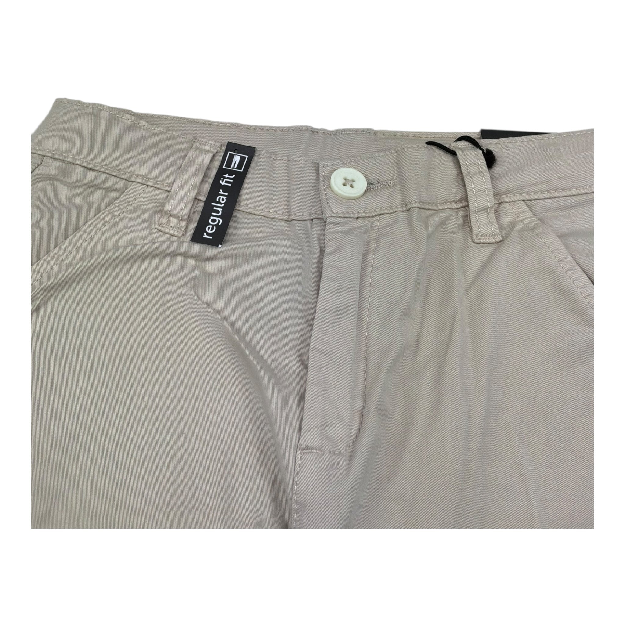 Sarabanda Pantalone Tinta Unita con Girovita Regolabile per Bambino 0B060 BEIGE SARABANDA 