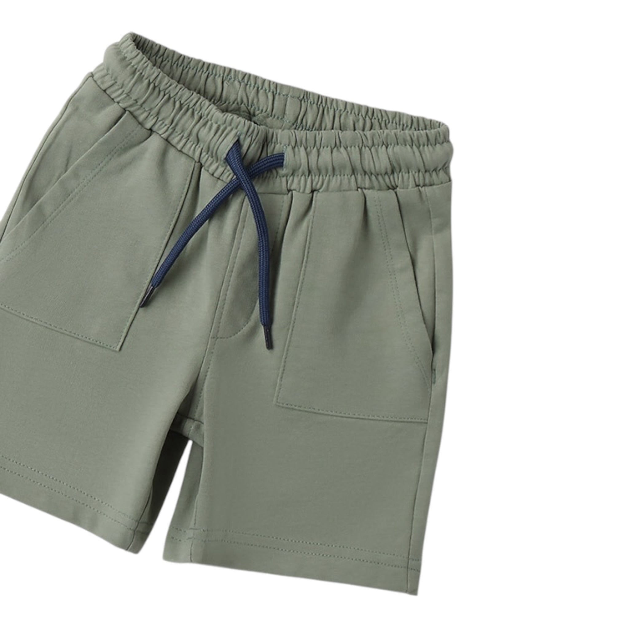 Sarabanda Bermuda Tinta Unita con Elastico In Vita per Bambino 0B155X VERDE SARABANDA 