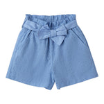 Sarabanda Short Tinta Unita Traforato per Neonata 0B326 AZZURRO SARABANDA 
