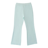Sarabanda Pantalone Tinta Unita Modello A Zampa per Bambina 0B476X VERDE ACQUA SARABANDA 