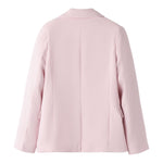 Sarabanda Giacca Tinta Unita con Fiore per Bambina 0B493 ROSA SARABANDA 
