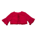 Sarabanda Coprispalle Tinta Unita con Rouches per Neonata 0J251N FUXIA SARABANDA 