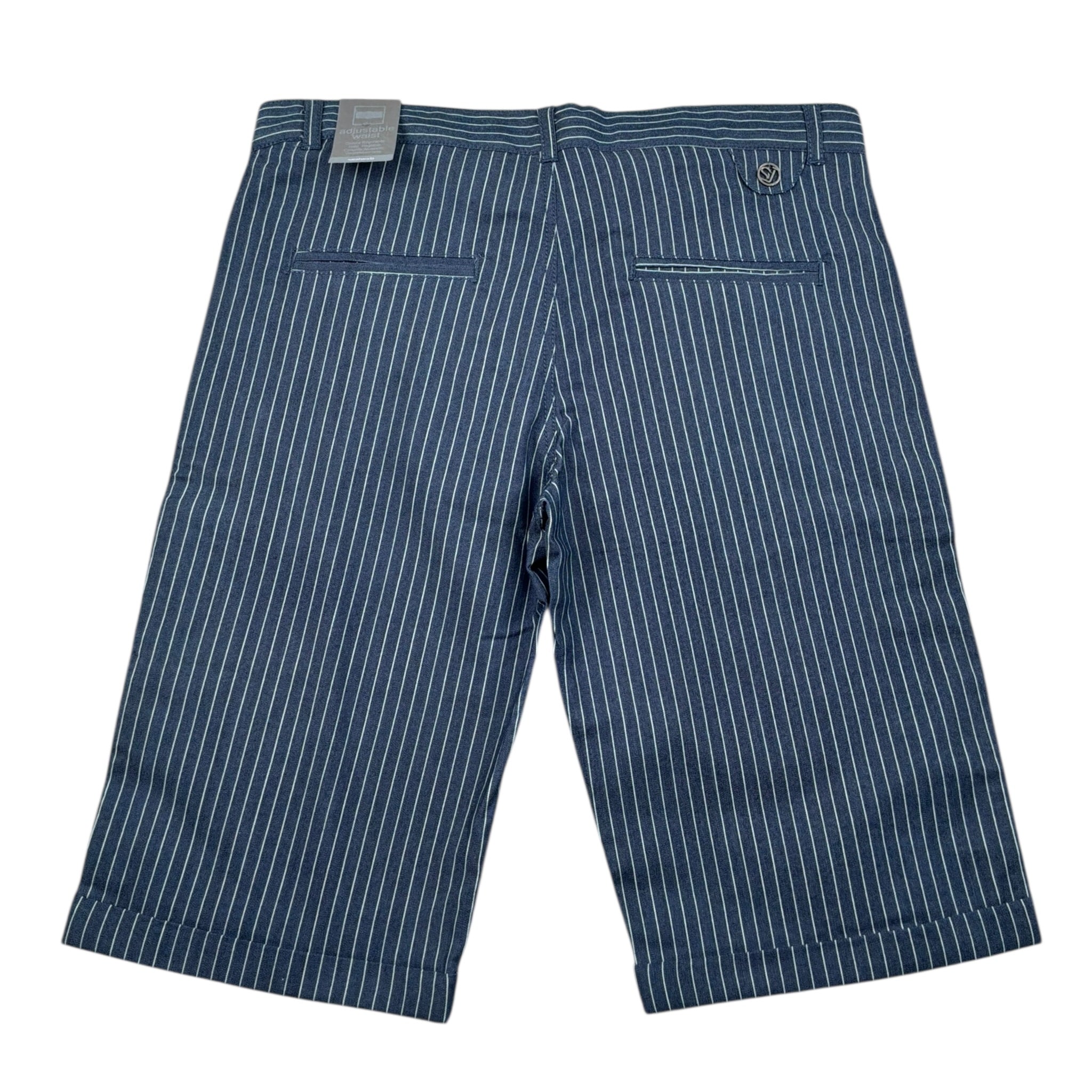 Sarabanda Bermuda Tinta Unita con Girovita Regolabile per Bambino 0W340 BLU SARABANDA 