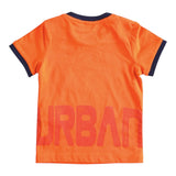 Sarabanda T-Shirt Girocollo Tinta Unita con Stampe per Neonato 12766 ARANCIONE SARABANDA 