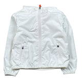 Save The Duck Giubbino tinta unita con Zip E Cappuccio Bianco per Bambina J30036XJX BIANCO SAVE THE DUCK 