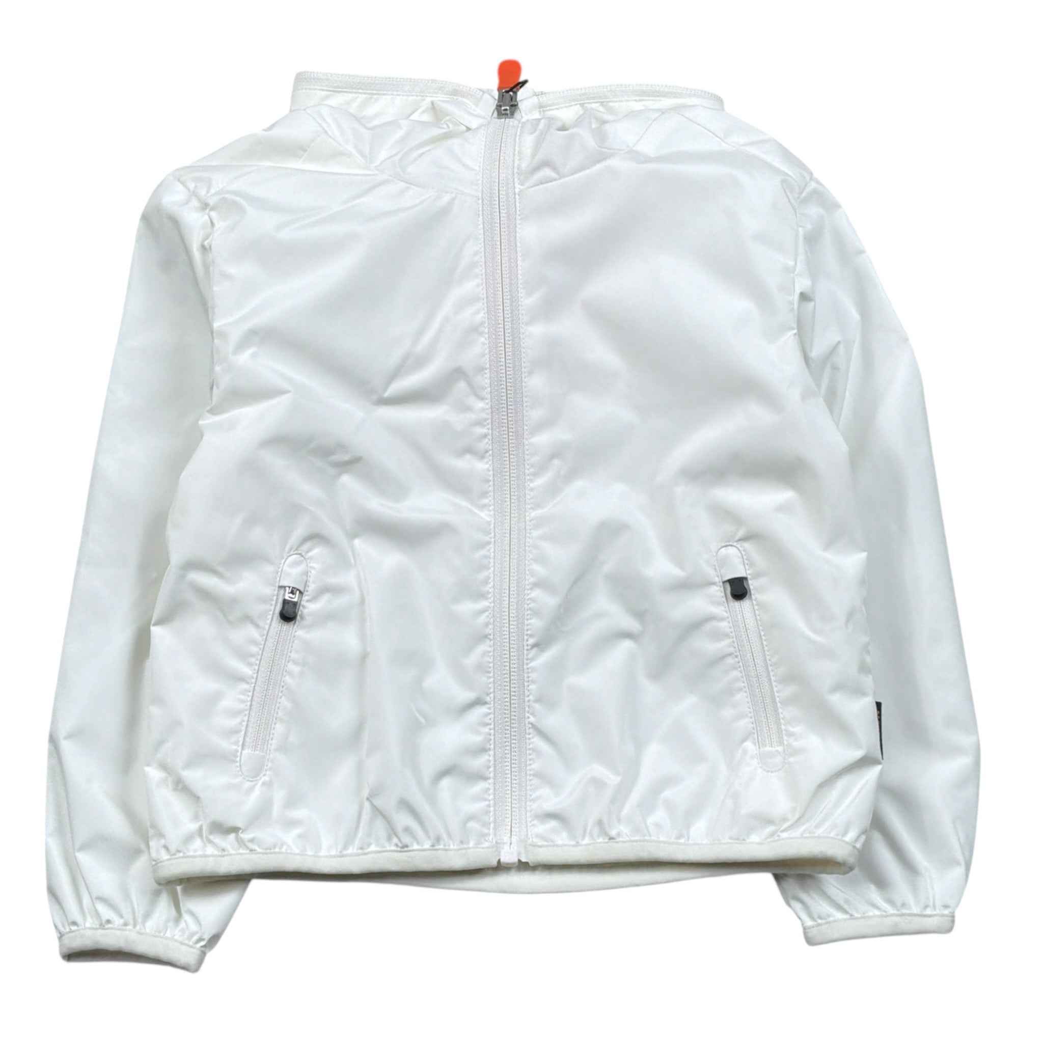 Save The Duck Giubbino tinta unita con Zip E Cappuccio Bianco per Neonata J30036XJXN BIANCO SAVE THE DUCK 