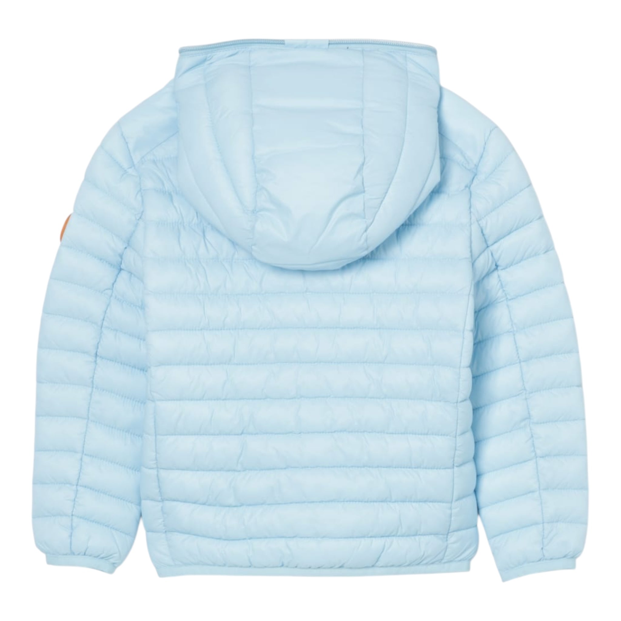 Save The Duck Giubbino Tinta Unita con Zip E Cappuccio per Neonato J30650 AZZURRO SAVE THE DUCK 