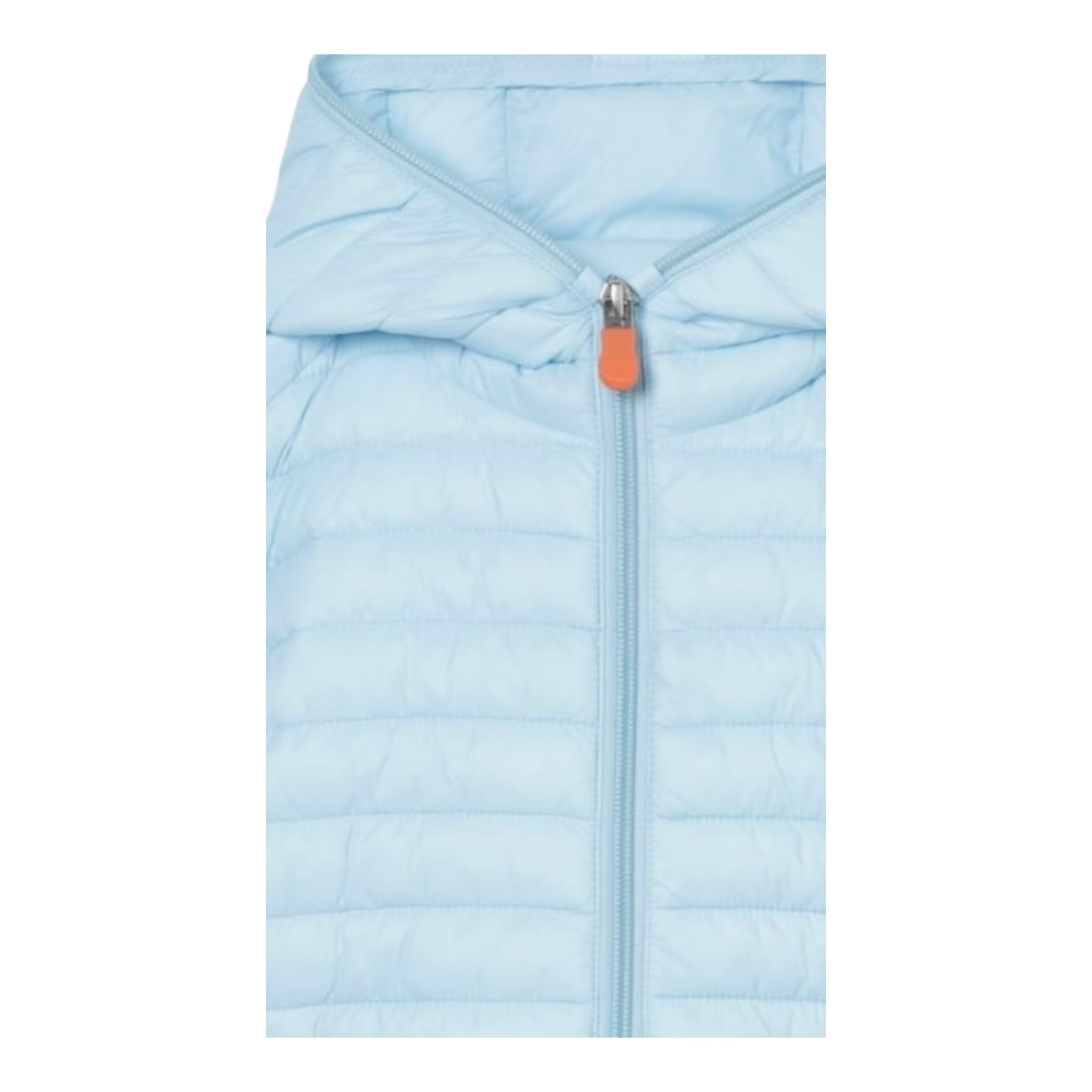 Save The Duck Giubbino Tinta Unita con Zip E Cappuccio per Neonato J30650 AZZURRO SAVE THE DUCK 