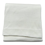 Scaldacuore Coperta Tinta Unita con Ricami per Neonata PS16 BIANCO SCALDACUORE 
