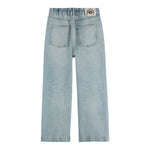 Scotch & Shrunk Jeans Modello A Palazzo Tinta Unita per Bambina 179314 AZZURRO SCOTCH & SHRUNK 