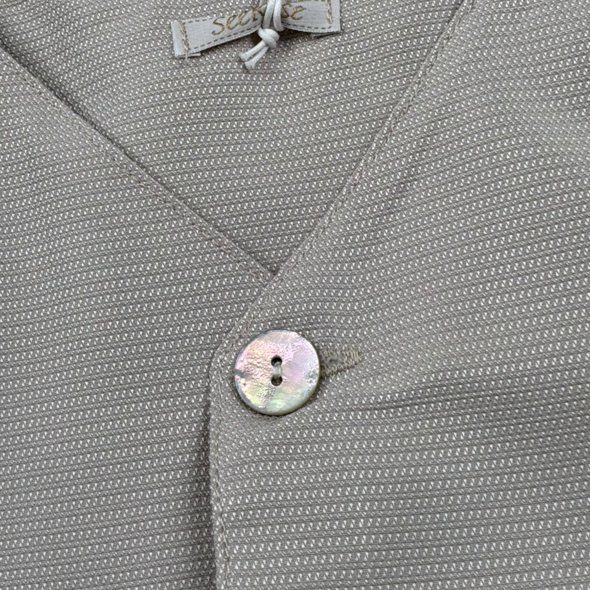 Seerose Gilet Tinta Unita con Bottoni per Neonato 508 BEIGE SEEROSE 